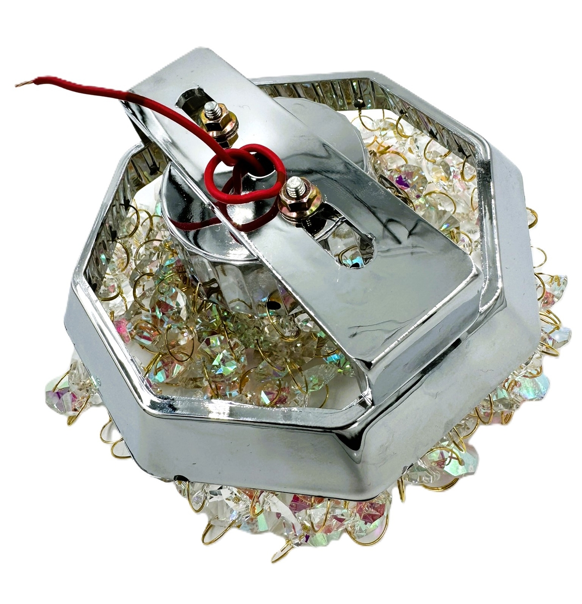 リンゴ型風シャンデリア 12/24V共用】軽トラや乗用車の天吊り用