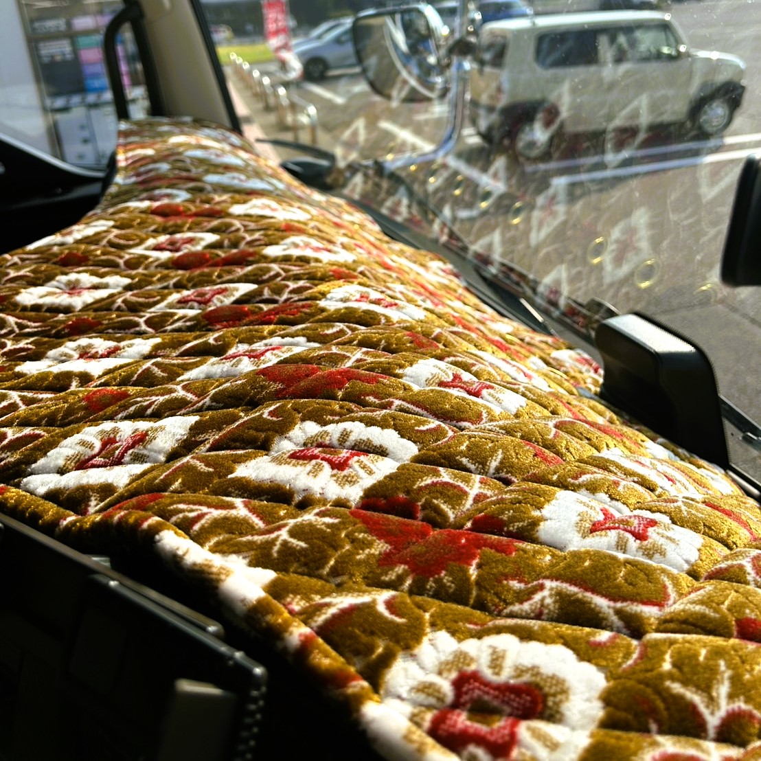 綿2倍盛り！【金華山ダッシュマット】綿入り小キルト加工