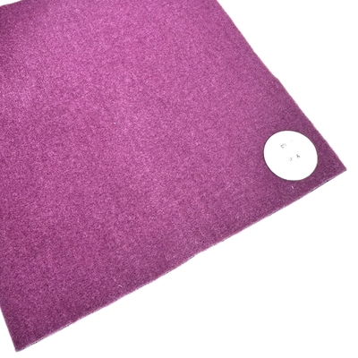 難燃証明発行可能【金華山生地切り売り　反物幅1350ｍｍ】１ｍ単位　内張りや小物製作用に（無地モケットローズ）薄紫