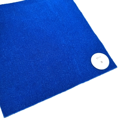 難燃証明発行可能【金華山生地切り売り　反物幅1350ｍｍ】１ｍ単位　内張りや小物製作用に（無地モケットブルー）