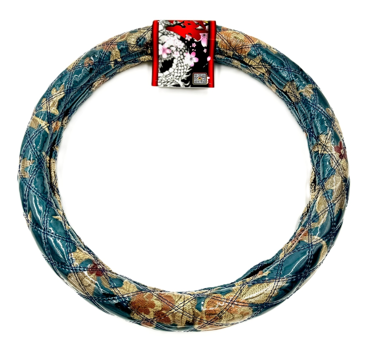 絆オリジナル【ビニール付金華山ダブルステッチハンドルカバー