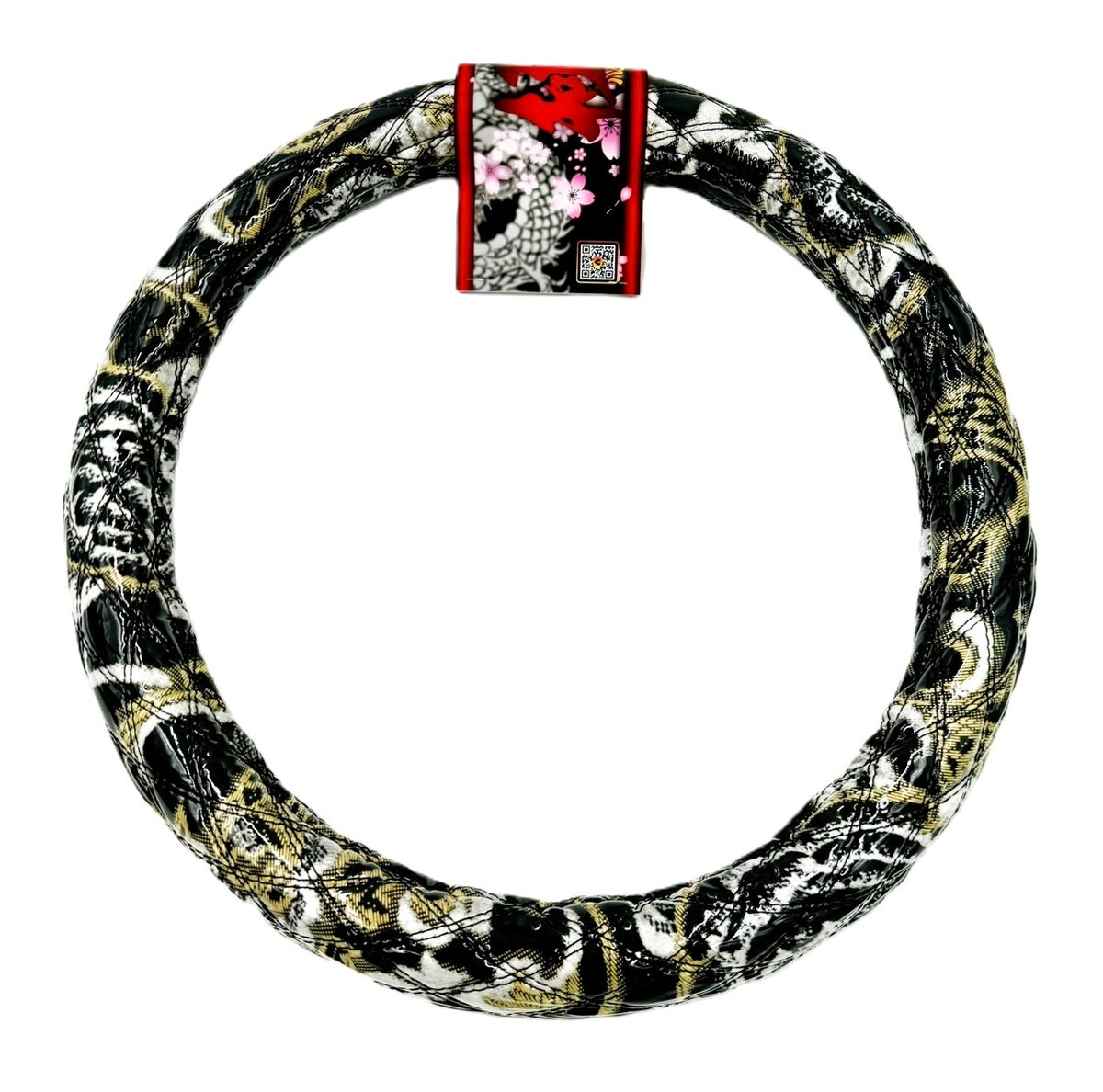 絆オリジナル【ビニール付金華山ダブルステッチハンドルカバー