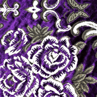 【金華山生地のみ　幅1300ｍｍ】１ｍ単位　切り売り（華恋パープル）