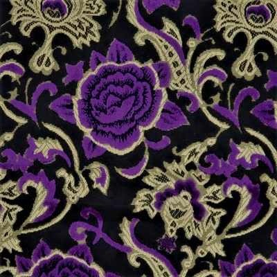 【金華山生地のみ　幅1300ｍｍ】１ｍ単位　切り売り（モンブランローズパープル）