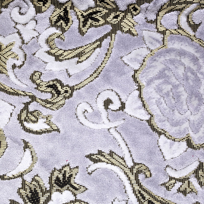 【金華山生地のみ　幅1300ｍｍ】１ｍ単位　切り売り（モンブランローズシルバー）