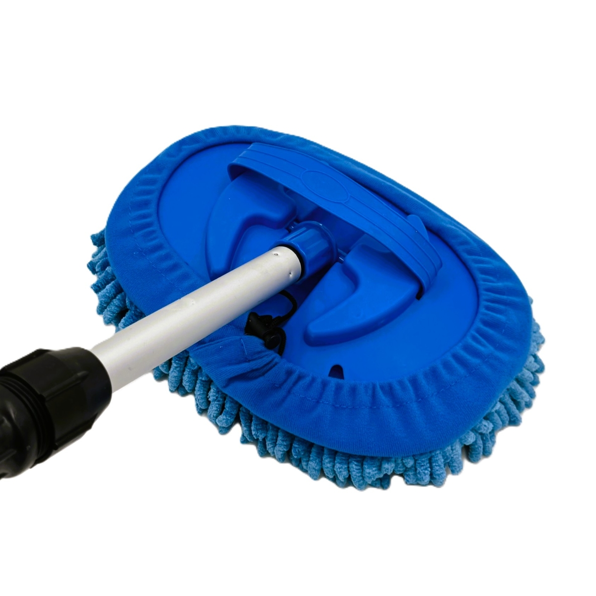 洗車モップマイクロファイバー＆伸縮ロングポールセット 1200