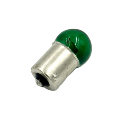 【マーカー球　24V12W　BA15S】バスマーカーやナンバー灯などに使用されている電球（グリーン）