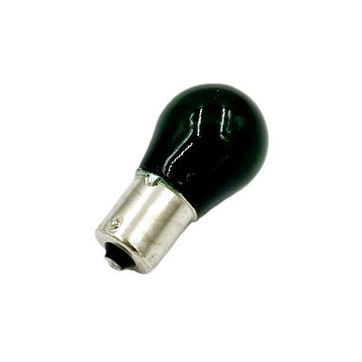 【ウインカー球 　24V25W　BA15S-S25】180°平行ピン　おもにウインカーやブレーキランプに使用されている電球（グリーン）
