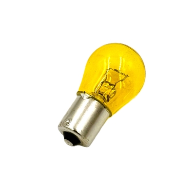 【ウインカー球 　24V25W　BA15S-S25】180°平行ピン　おもにウインカーやブレーキランプに使用されている電球（イエロー）