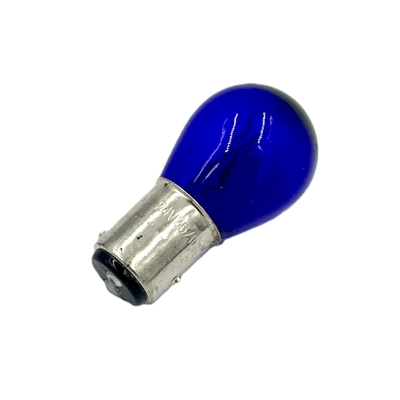 【ダブル球 　24V25/10W　BAY15d】180°段違いピン　おもにブレーキランプや2ｔ車のフォグランプに使用されている電球（ブルー）