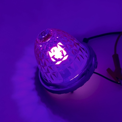 絆&times;竹村商会【LED超拡散マーカー　12/24V共用】ルーセントバルブ入り！リーズナブルで驚異の拡散力と明るさ♪（パープルレンズ/ホワイト）