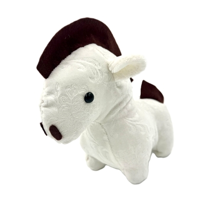 年男年女必見！【金華山ウマちゃん】午年記念♪可愛い馬の置き型ぬいぐるみ（ローレルホワイト）