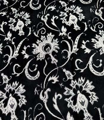 【金華山生地切り売り　反物幅1350ｍｍ】１ｍ単位　切り売り　内張りや小物製作用に（モンブランブラック）