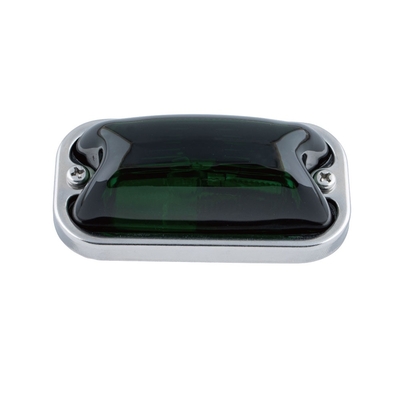 【角マーカー　24V】6W電球付き！前開き式ガラスレンズ仕様（グリーン）