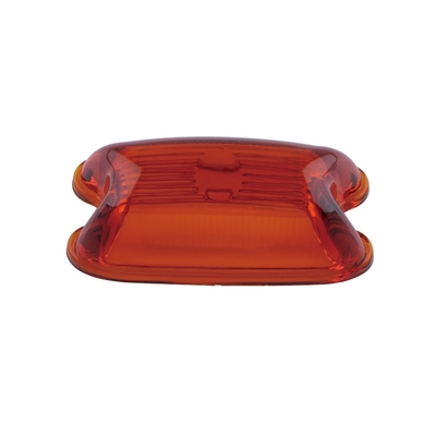 【角マーカーレンズ　ガラス製】前開き式角マーカー用（紅茶）オレンジ