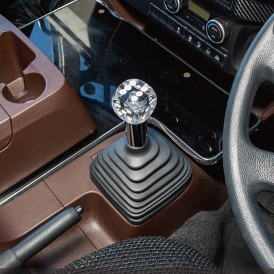 【サイコロシフトノブ１個仕様　高さ50ｍｍ】トラック全車種対応（クリア）