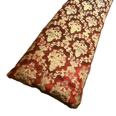 【金華山敷き布団　65&times;220ｃｍ】カバー取り外し可能！ふかふか敷き布団で安眠効果抜群♪（オスカーレッド）