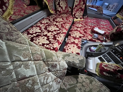 特注！【キルトベッドマット　60&times;220ｃｍ】綿入り両面金華山生地の贅沢仕様♪ダッシュマットの縦柄合わせ仕様（オスカーレッド）