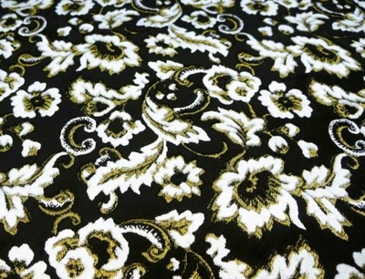 【金華山生地のみ　幅1350ｍｍ】１ｍ単位　切り売り（小雪ブラック）