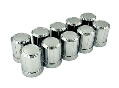 ISO33ｍｍ&times;高さ60ｍｍ【シャインデコナットキャップ　10ヶ入】こだわりの側面形状♪洗練されたフォルムの樹脂製ナットカバー