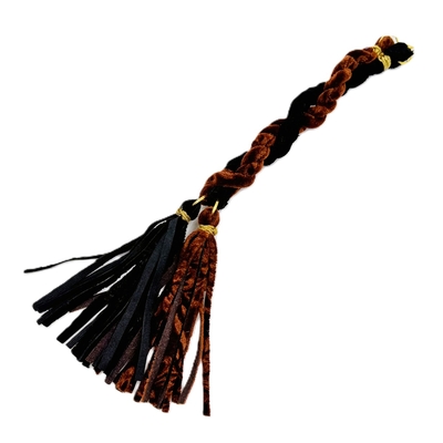 絆オリジナル【金華山ツイストタッセル40ｃｍ　ツートンカラーver】引っ張りスイッチに最適！内装と合わせてオシャレに♪（ローレルブラウン&times;黒）