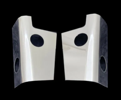 【リヤコーナーカバー　R/Lセット　＃1000鏡面ステンレス　キャリーDA16T用】スーパーキャリーにも適合！