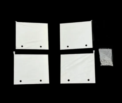 【リヤフェンダーカバー　４枚セット　＃1000鏡面ステンレス　キャリーDA16T用】スーパーキャリーにも適合！