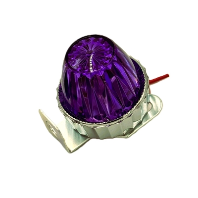 板橋【ミニサイドマーカー　球無し　ステー付き】S91、S92レトロミニマーカー！バイクやステップのワンポイントに♪（マリンブルー）