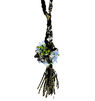 絆オリジナル【金華山フラワーボールタッセル】完全新作！可愛くて個性的なフル金華山タッセル（桜ブラック）