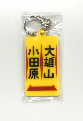 鉄道アクリルキーホルダー（行先表示板　小田原&hArr;大雄山）