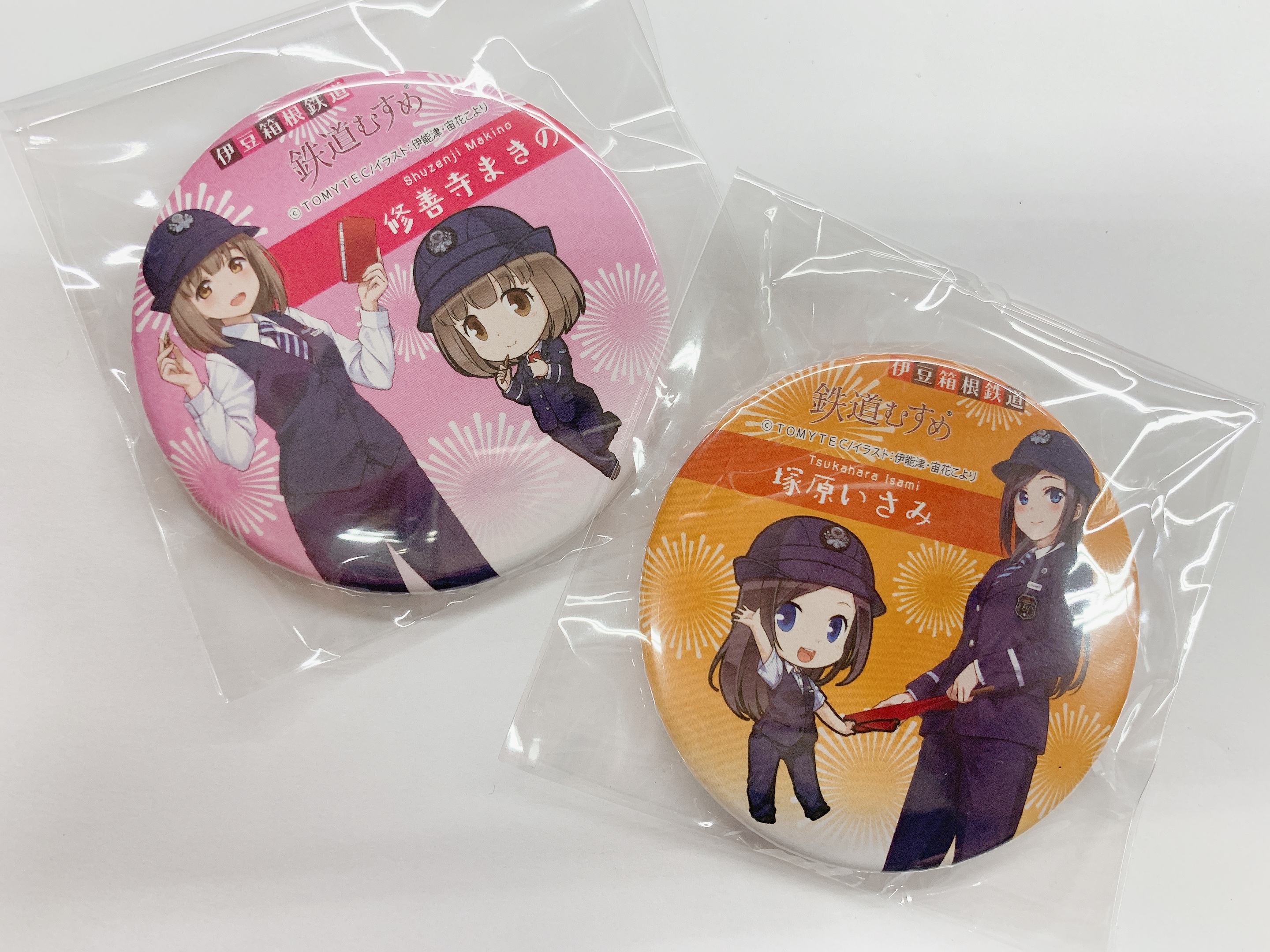 鉄道むすめ 大缶バッジ いずっぱこショップ