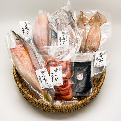 富山湾セット　エコボックス(段ボール箱)　送料込