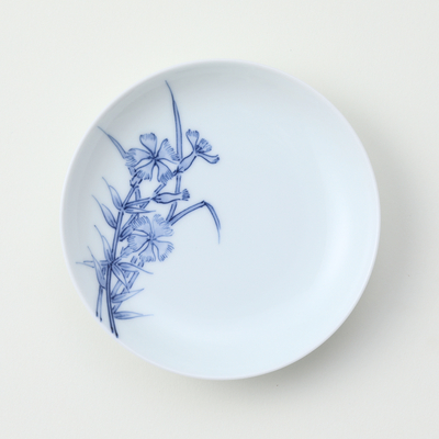 【嘉久正窯】［丸］なでしこ豆皿