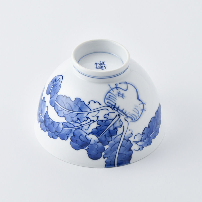 平戸洸祥団右ヱ門窯】平戸蕪絵 丸丼 | 三川内焼オンライン・ショップ