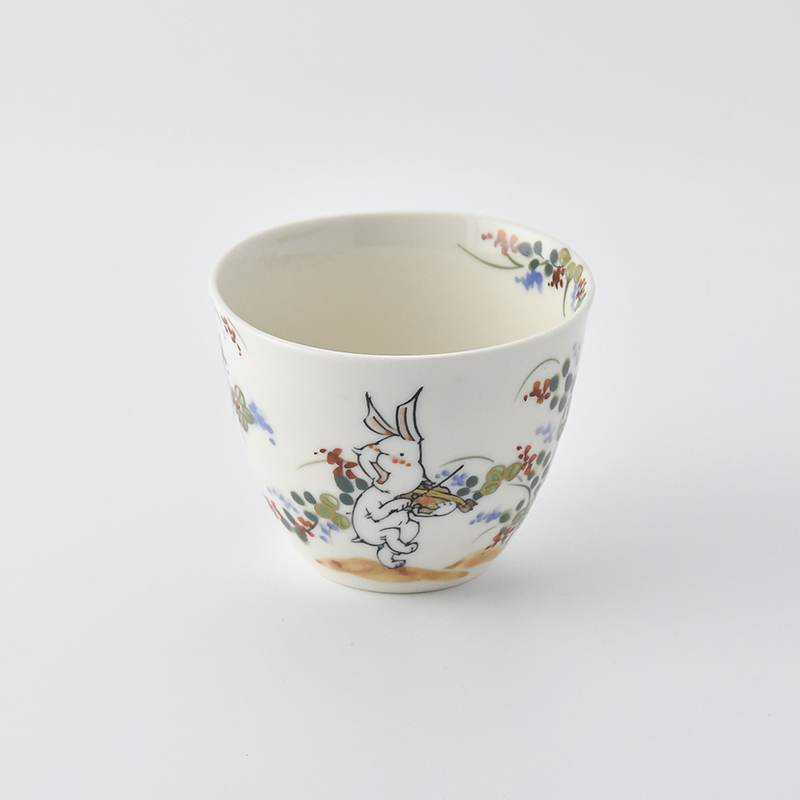 林 民和】鳥獣 フリーカップ 萩 | 三川内焼オンライン・ショップ