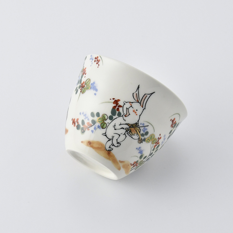 林 民和】鳥獣 フリーカップ 萩 | 三川内焼オンライン・ショップ