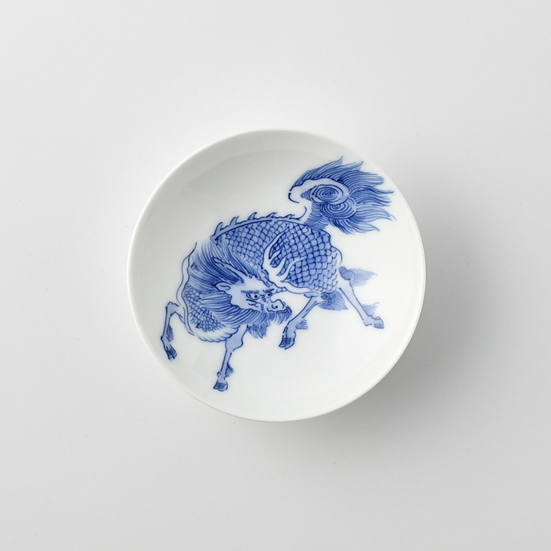 嘉久正窯】平戸盃 麒麟 吽 | 三川内焼オンライン・ショップ