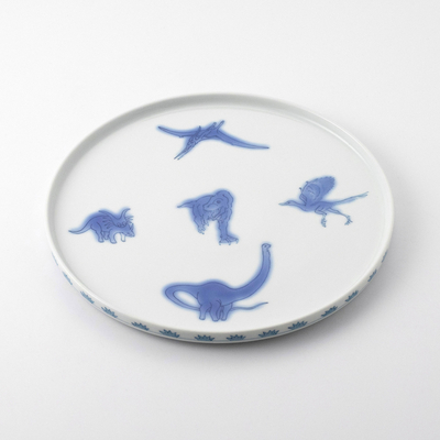 【光雲窯】［悠シリーズ］ 24cmプレート（ 塩化コバルト）