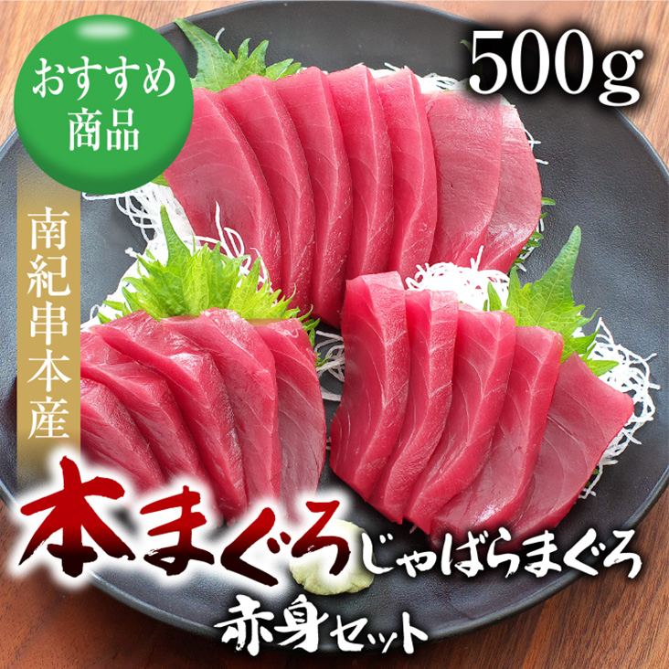 冷凍本マグロ（養殖）トロ＆赤身セット 500g 和歌山県産 | 南紀鰹鮪本舗