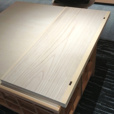 越前数馬　こだわりのそば切まな板（両面式ストッパー付）　900&times;400&times;35（厚）mm