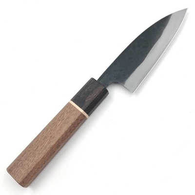 越前数馬　黒打万能小包丁　105mm　白二鋼　SGW八角柄　