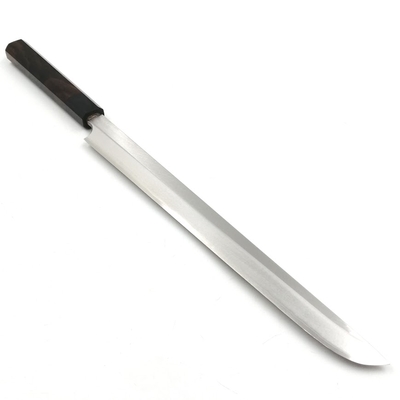 越前数馬　ステンVG10　先丸型蛸引　煌月　300mm　黒檀八角柄