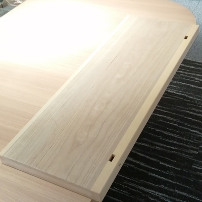こだわりのそば切まな板  ３層式・ストッパー付き   896&times;330&times;38（厚）mm