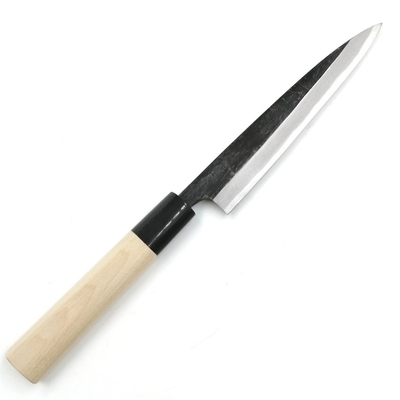 源明利　貝サキ　黒打　150mm　水牛桂朴鎬柄　