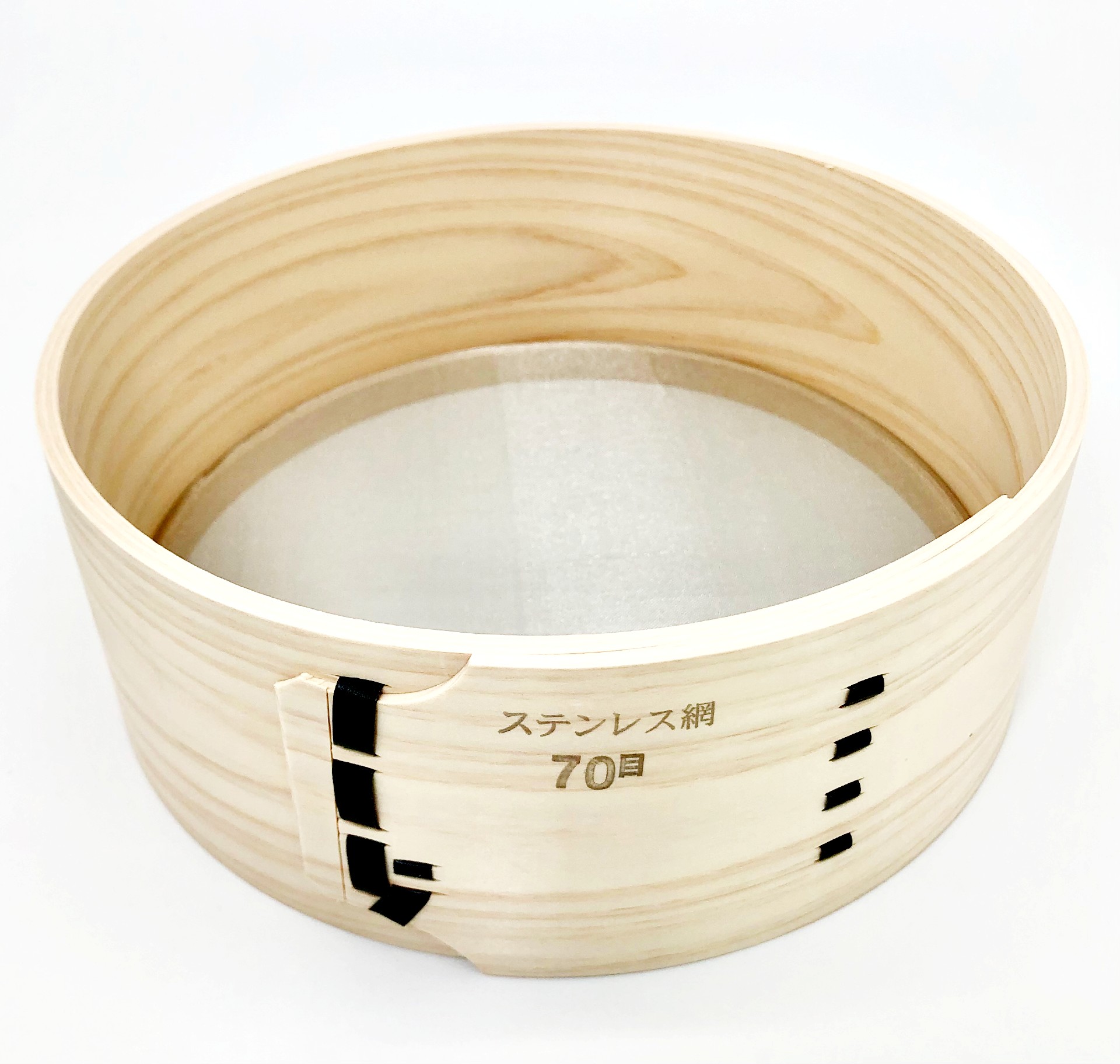チリフル大　そば　道具　ふるい　打ち粉 玉日本 そば打ち用粉ふるい 日本製 φ210mm ステン網 70目 （60ﾒｯｼｭ