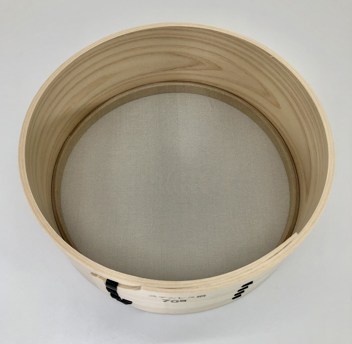 チリフル大　そば　道具　ふるい　打ち粉 玉日本 そば打ち用粉ふるい 日本製 φ210mm ステン網 70目 （60ﾒｯｼｭ