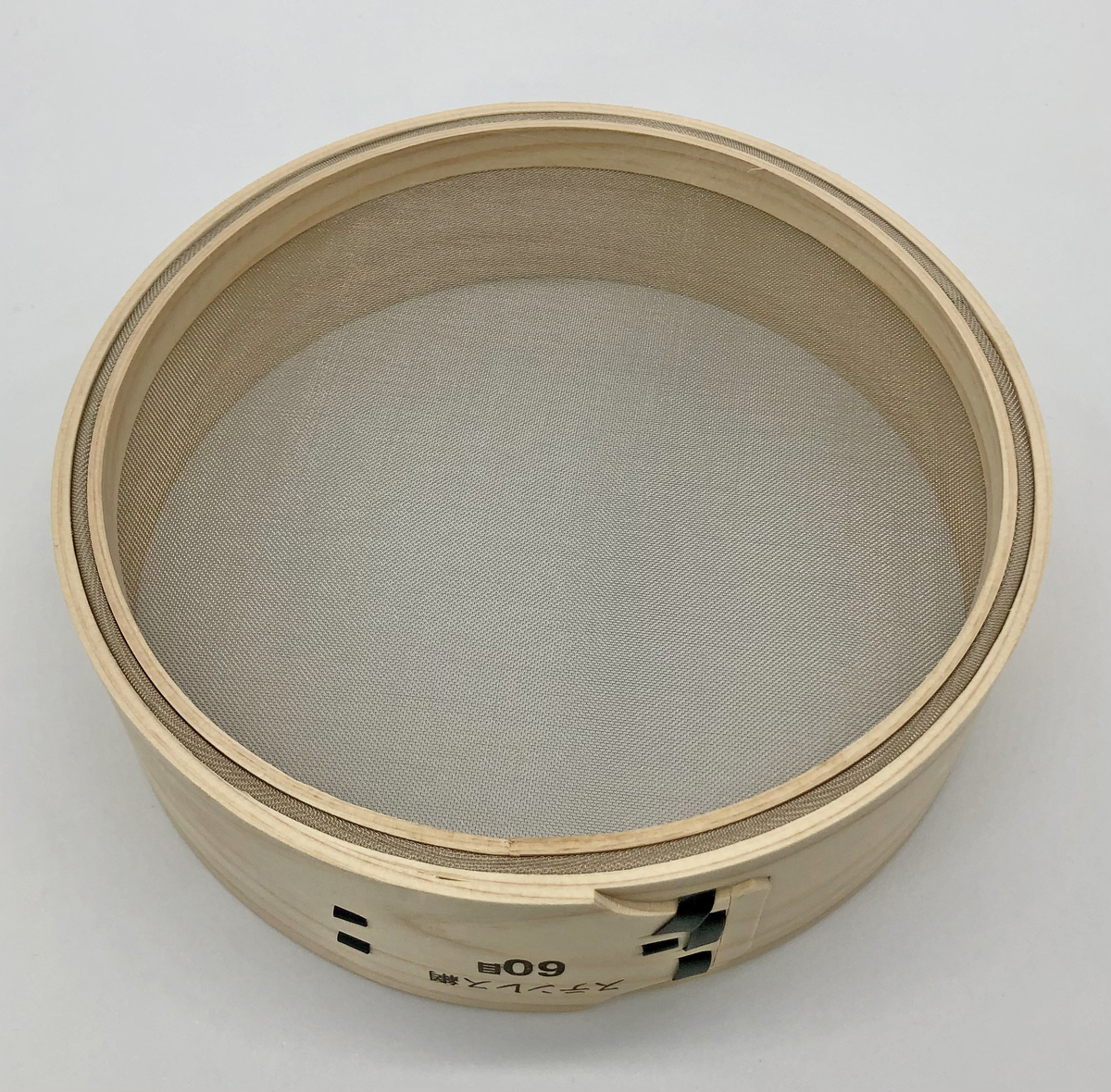 玉日本 そば打ち用粉ふるい ステン網 2個ｾｯﾄ（180mm浅型：60目＆210mm