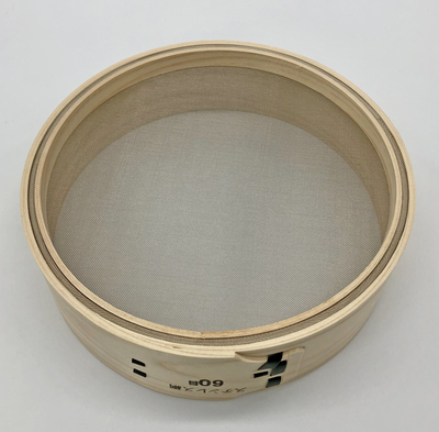 玉日本 そば打ち用粉ふるい ステン網 2個ｾｯﾄ（180mm浅型：60目＆210mm