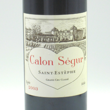 シャトー・カロン・セギュール 2003 | 伯谷酒店 