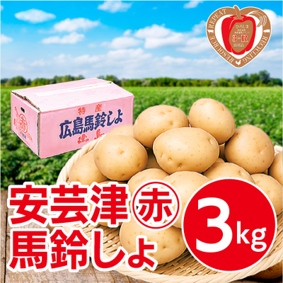 安芸津マル赤馬鈴しょ３ｋｇ